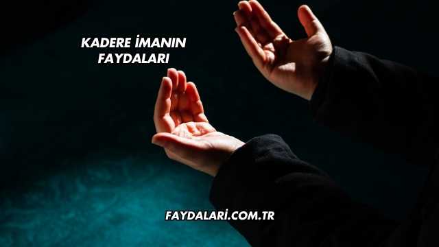 Kadere İmanın Faydaları