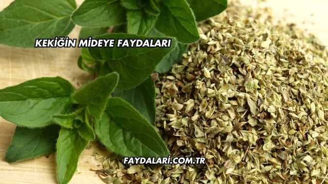Kekiğin Mideye Faydaları