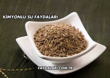 Kimyonlu Su Faydaları
