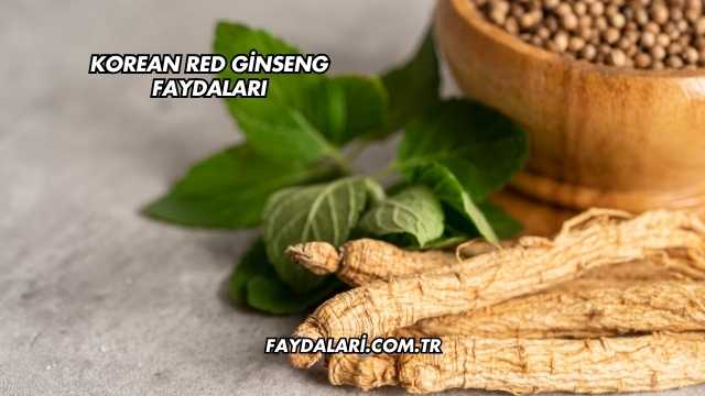 Korean Red Ginseng Faydaları