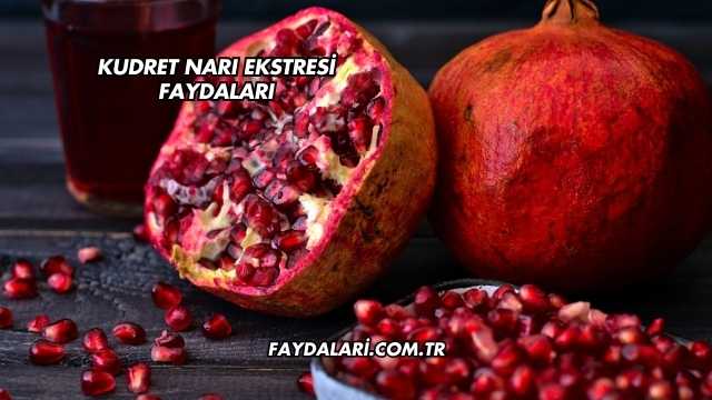 Kudret Narı Ekstresi Faydaları