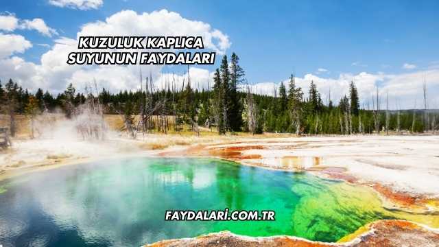 Kuzuluk Kaplıca Suyunun Faydaları