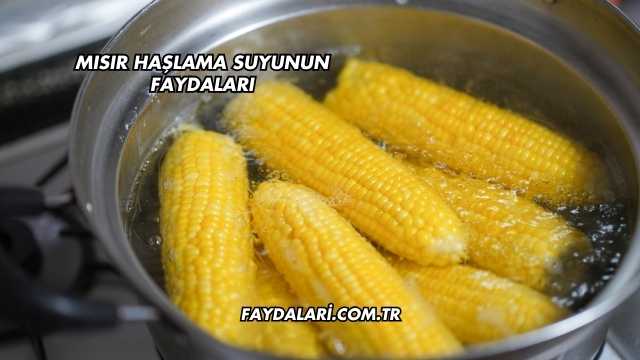 Mısır Haşlama Suyunun Faydaları