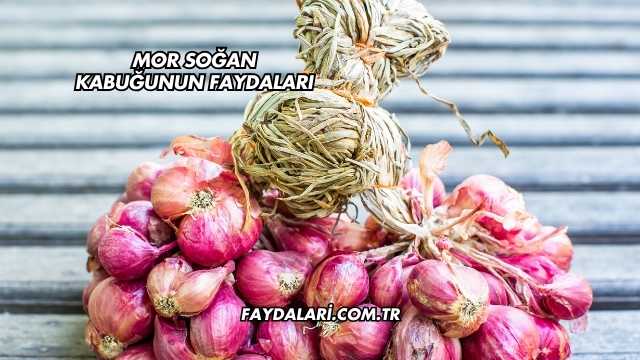 Mor Soğan Kabuğunun Faydaları