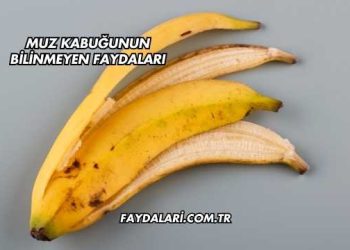 Muz Kabuğunun Bilinmeyen Faydaları