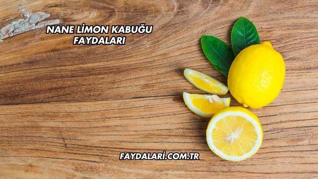 Nane Limon Kabuğu Faydaları