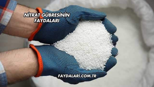 Nitrat Gübresinin Faydaları