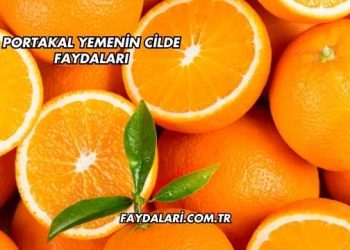 Portakal Yemenin Cilde Faydaları