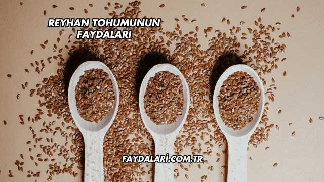 Reyhan Tohumunun Faydaları