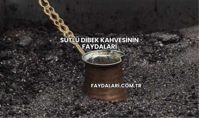 Sütlü Dibek Kahvesinin Faydaları