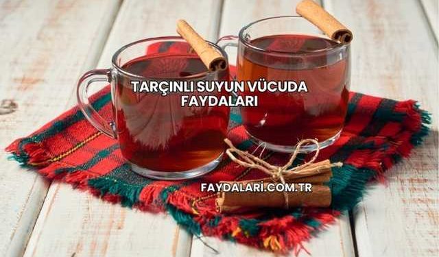 Tarçınlı Suyun Vücuda Faydaları