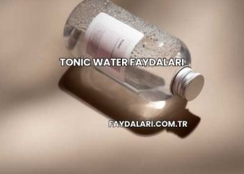 Tonic Water Faydaları