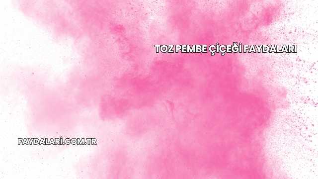 Toz Pembe Çiçeği Faydaları