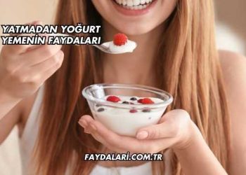 Yatmadan Yoğurt Yemenin Faydaları