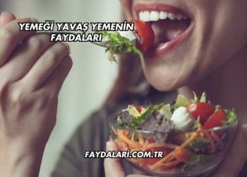 Yemeği Yavaş Yemenin Faydaları