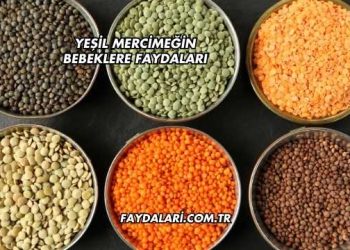 Yeşil Mercimeğin Bebeklere Faydaları