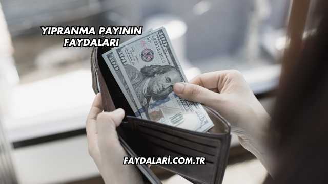 Yıpranma Payının Faydaları