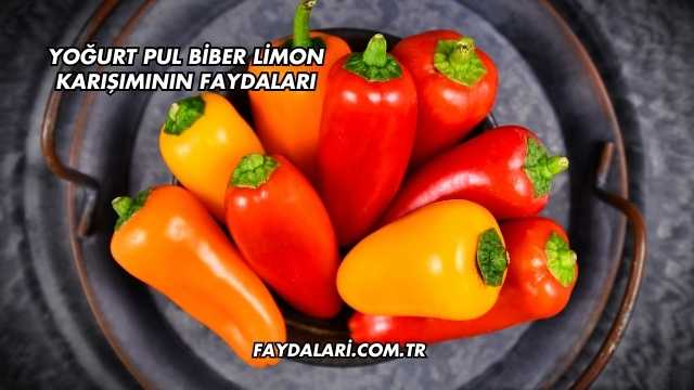 Yoğurt Pul Biber Limon Karışımının Faydaları