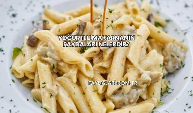 Yoğurtlu Makarnanın Faydaları nelerdir?