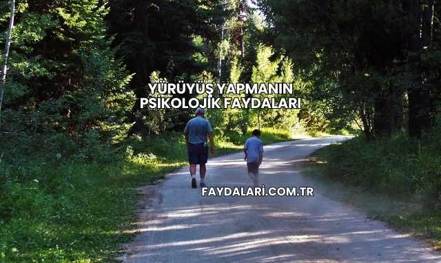 Yürüyüş Yapmanın Psikolojik Faydaları