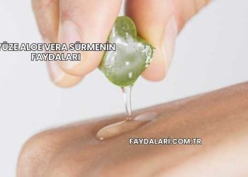Yüze Aloe Vera Sürmenin Faydaları