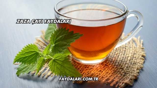 Zaza Çayı Faydaları