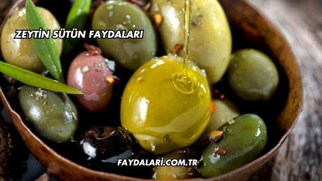 Zeytin Sütün Faydaları