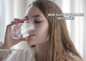 Bor Suyu Faydaları Nelerdir?