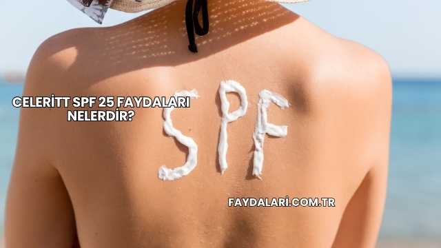 Celeritt SPF 25 Faydaları Nelerdir?