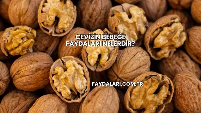 Cevizin Bebeğe Faydaları Nelerdir?