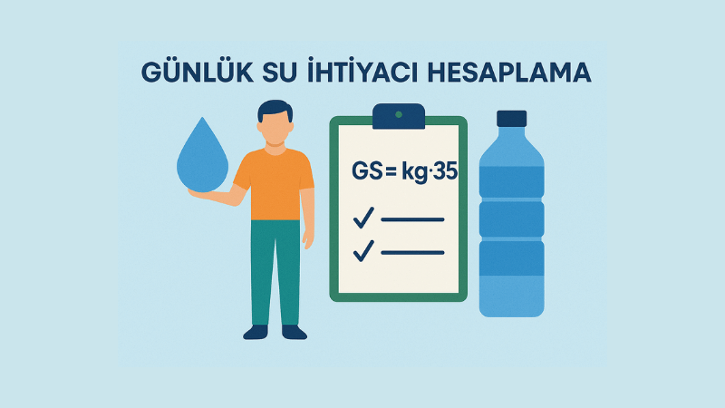 Günlük Su İhtiyacı Hesaplama