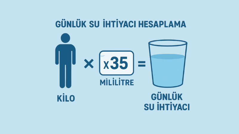 Günlük Su İhtiyacı Hesaplama