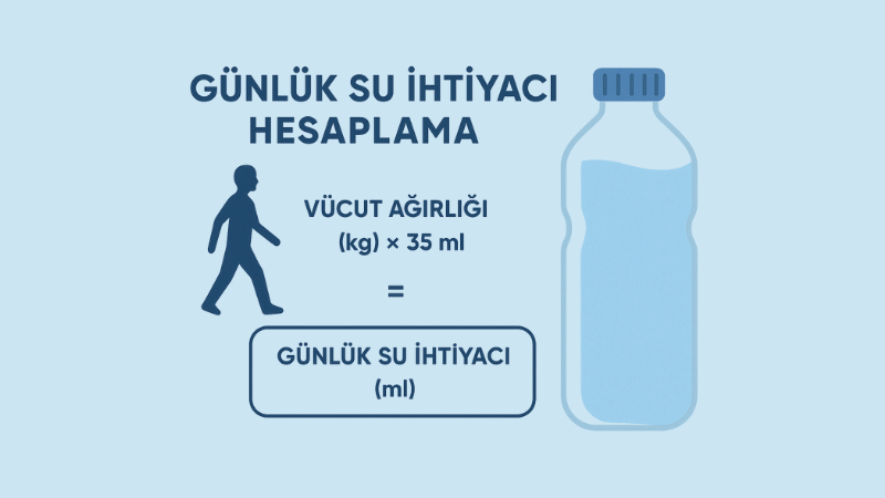 Günlük Su İhtiyacı Hesaplama