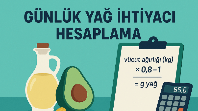 Günlük Yağ İhtiyacı Hesaplama