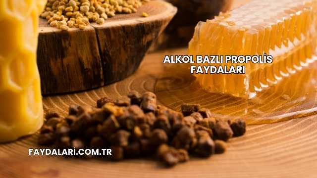 Alkol Bazlı Propolis Faydaları