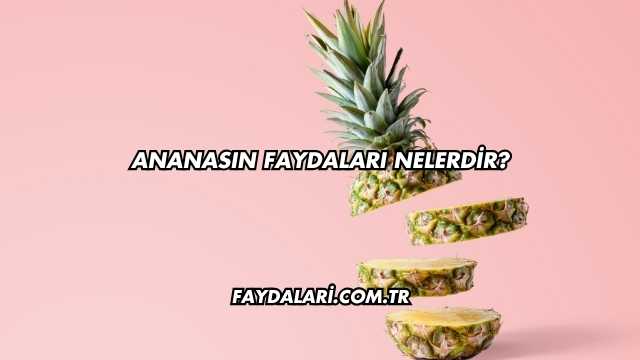 Ananasın Faydaları Nelerdir?