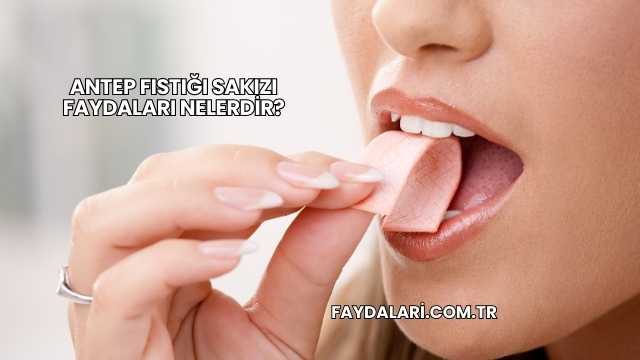 Antep Fıstığı Sakızı Faydaları Nelerdir?