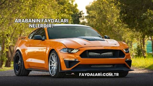 Arabanın Faydaları Nelerdir?