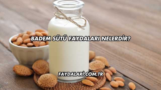 Badem Sütü Faydaları Nelerdir?