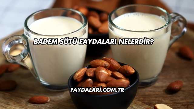 Badem Sütü Faydaları Nelerdir?