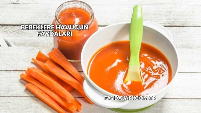 Bebeklere Havucun Faydaları