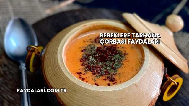 Bebeklere Tarhana Çorbası Faydaları