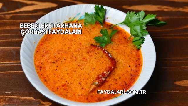 Bebeklere Tarhana Çorbası Faydaları