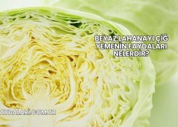 Beyaz Lahanayı Çiğ Yemenin Faydaları Nelerdir?