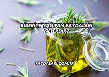 Biberiye Yağının Faydaları Nelerdir?