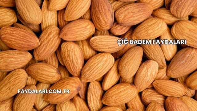 Çiğ Badem Faydaları