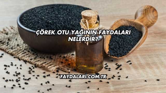 Çörek Otu Yağının Faydaları Nelerdir?