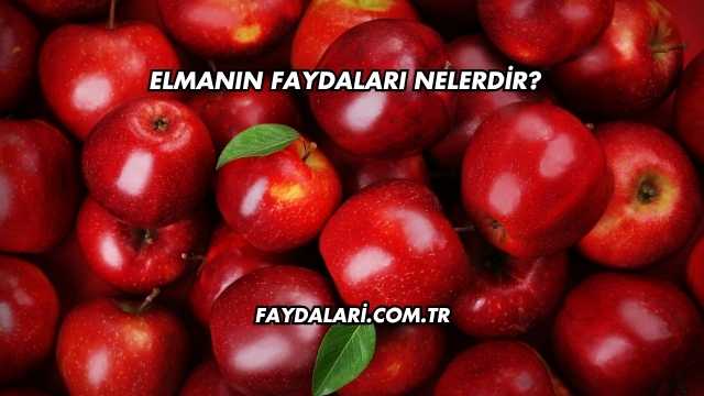 Elmanın Faydaları Nelerdir?