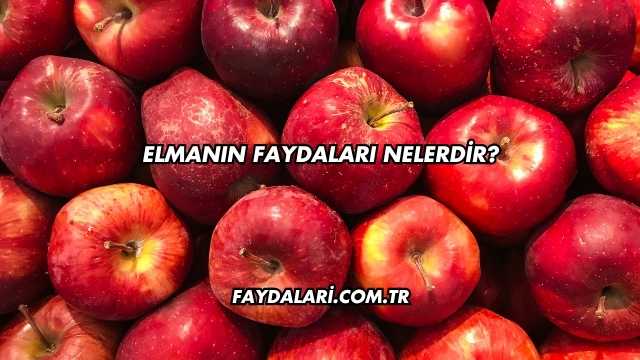 Elmanın Faydaları Nelerdir?