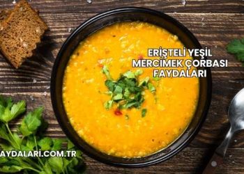 Erişteli Yeşil Mercimek Çorbası Faydaları